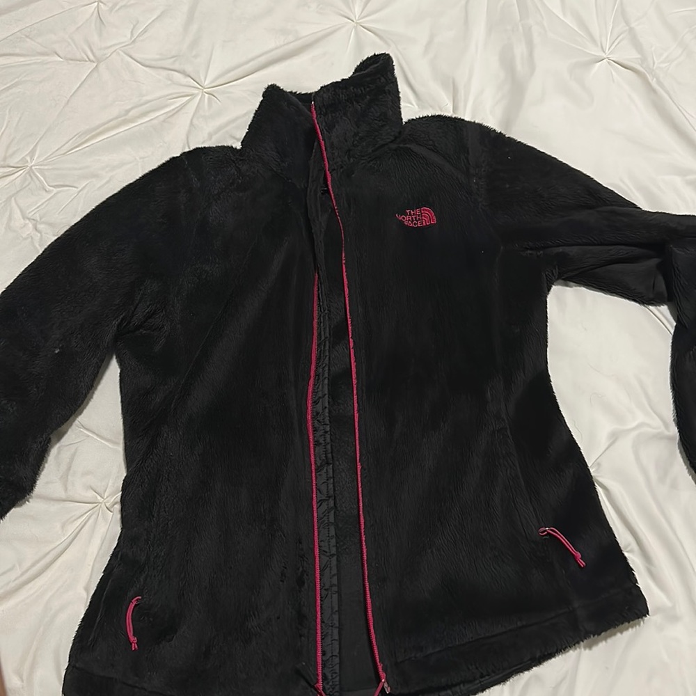 Women’s the North face fleece full zip jacket size medium